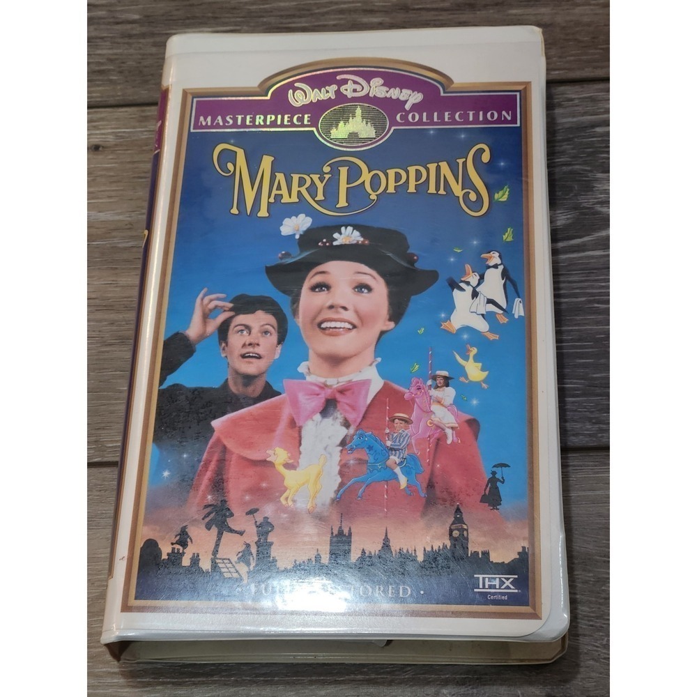 Disney Masterpiece Collection Mary Poppins VHS